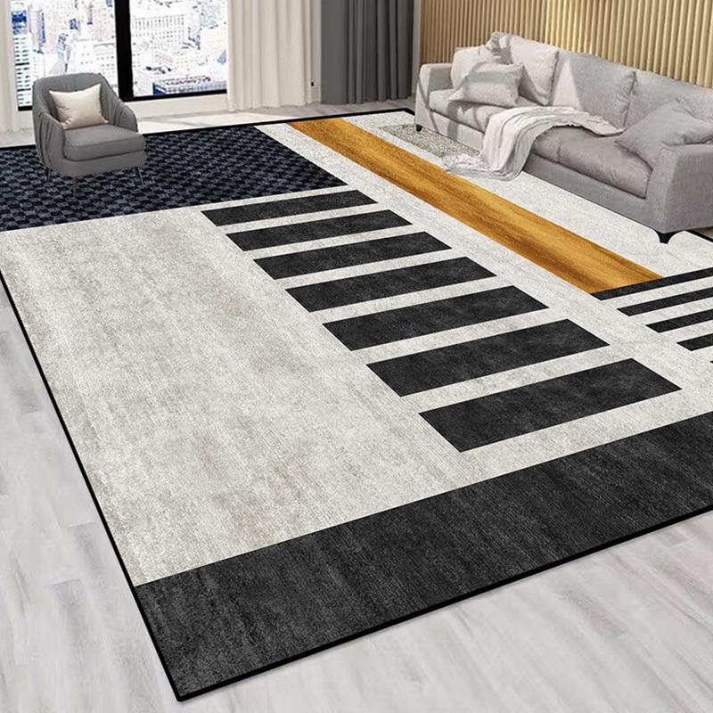 Современный геометрический большой ковер для гостиной красного цвета, украшение дома, коврики для дивана и стола, большие мягкие моющиеся ковры для спальни