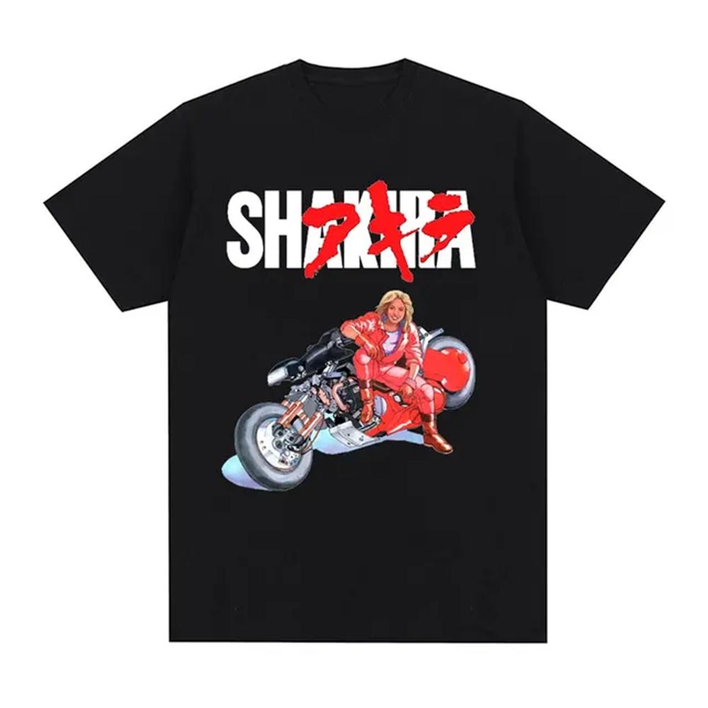 Japanese Anime Neo Tokyo Akira T Shirt Movie Science Fiction Manga Shotaro Kaneda Unisex Short Sleeve T Shirts Cotton