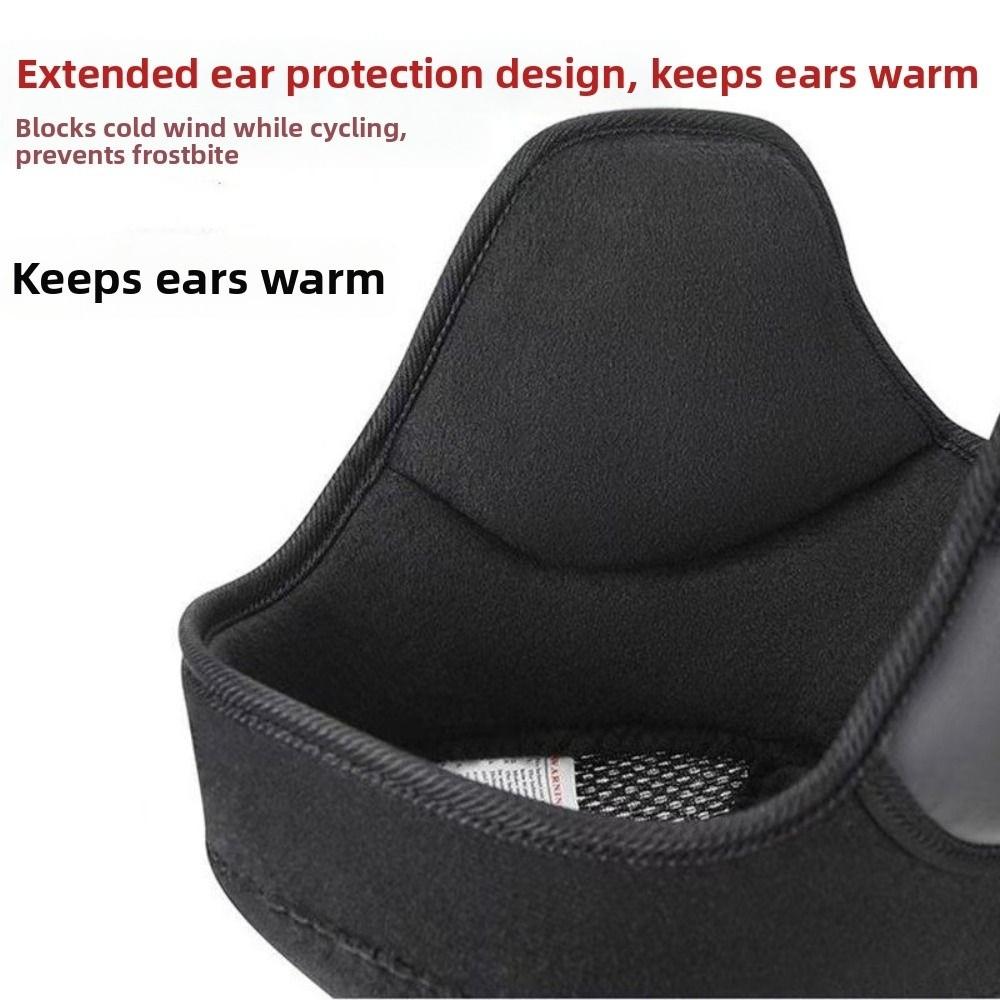 Comfortable Electric Motorcycle Helmet Liner Thickened Warm Beanie Motorcycle Riding