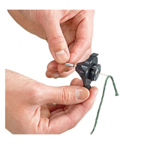 TAJIMA Chalk Line - Chalk-Rite Dura Chalk Box with Ultra-Thin 0.5mm Snap Line & Integrated Handle Release - CR402S