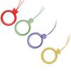 Silicone Keychain Keycord Shatter-resistant Key Straps Phone Strap Lanyard Finger Ring Strap