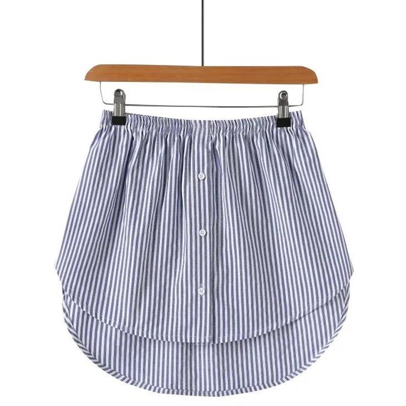 Модный женский регулируемый искусственный топ, мини-юбки, рубашка, блузка, удлинитель, многослойная одежда, аксессуары