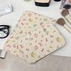 Retro Floral Folding Makeup Mirror - Portable Vanity for Dorms and Homes