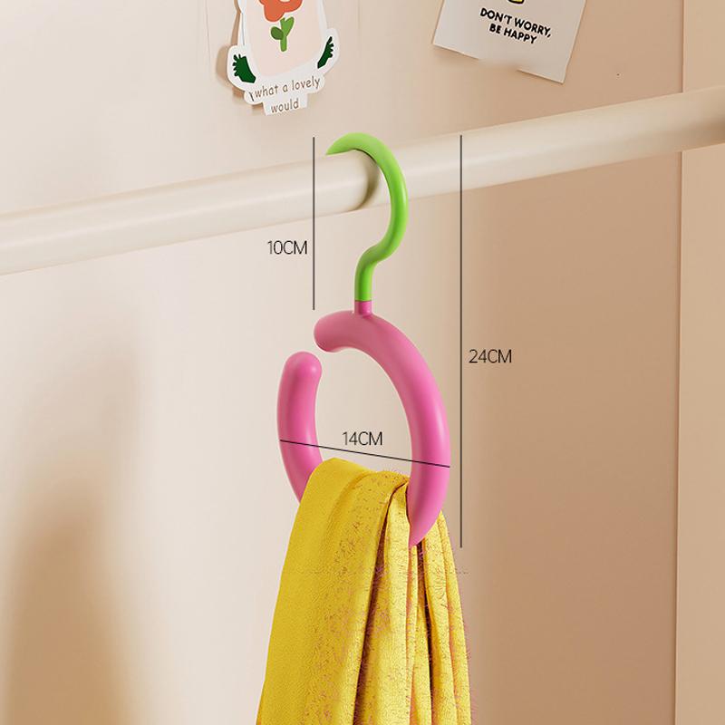 Дофаминовый крючок Многофункциональный вращающийся неперфорированный шарф шляпа сумка вешалка круглая шарф Выставочная витрина