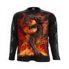 Spiral Direct Unisex Adult Draconis Back & Sleeve Print Long-Sleeved T-Shirt
