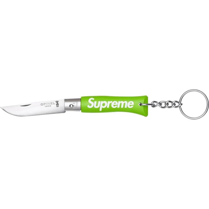 Supreme Опинель №. Брелок 4 ножа Зеленый