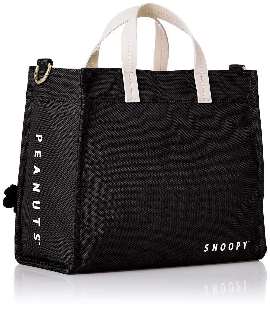 Hapitas Двусторонняя сумка-тоут Snoopy HAP6033 PN110 Лицо Snoopy Черная