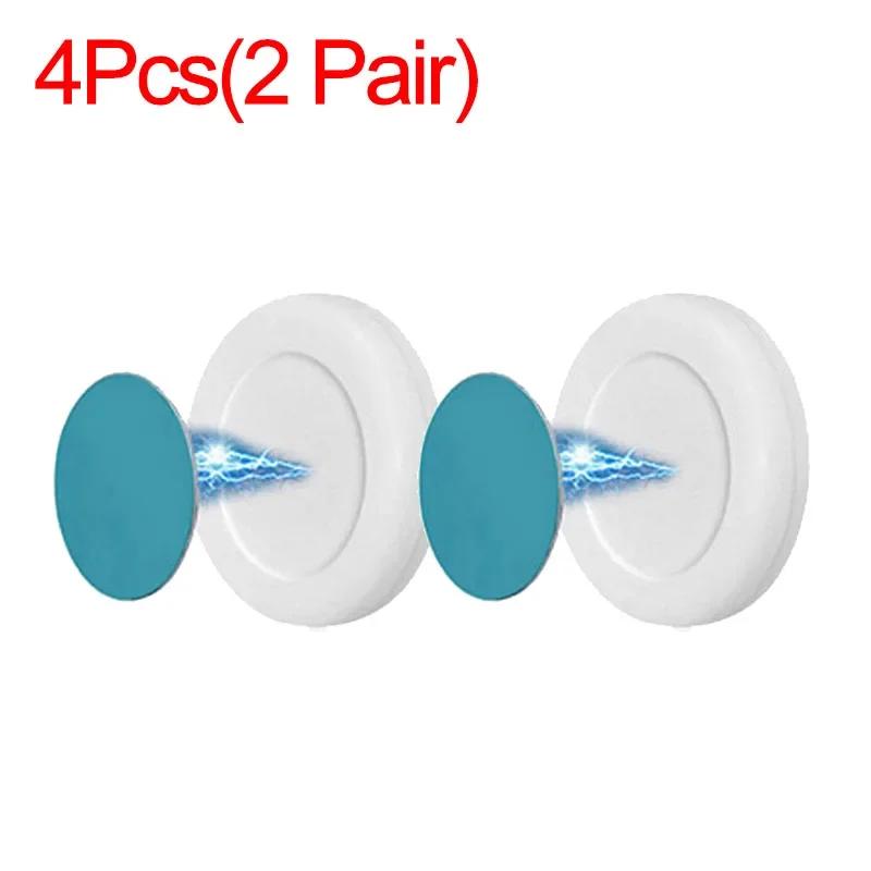 24 шт., магнитные крючки с защитой от потери, настенный сильный магнитный держатель для пульта дистанционного управления, наклейка на холодильник, крючок для хранения, домашний органайзер