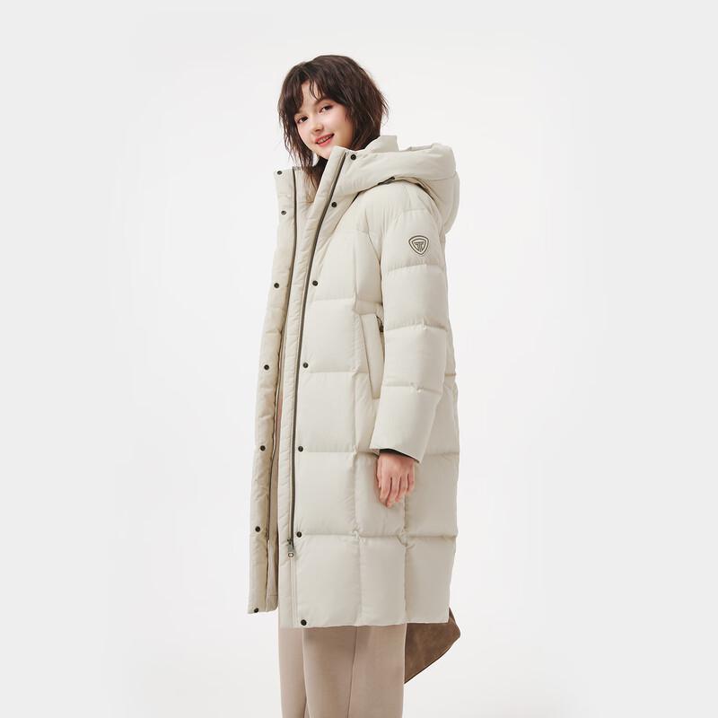 Tanboer Женский длинный пуховик с капюшоном 5530822D