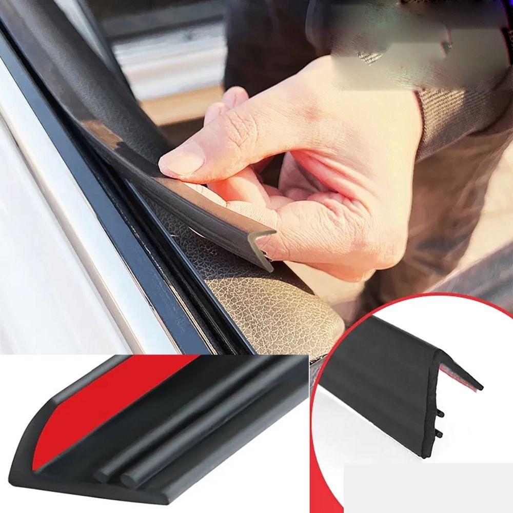 7-Shape Car Window Seal Strip Waterproof Car Side Window Gap Filler Sealing Strips  Door Trunk Car