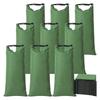 Прочные брезентовые мешки для песка 11,8 x 27,5 дюйма(10-Pack) С пряжкой Дюйм Для защиты от наводнений И поддержки веса