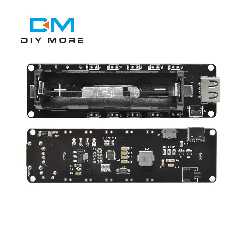 Плата расширения питания 18650 V3 для Arduino WEMOS ESP32, модуль Power Bank 5V/3A 3V/1A, Micro USB