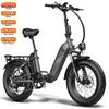 Электровелосипед складной Fafrees FF20 Polar 500W Мотор 20" Широкая покрышка Взрослый Электровелосипед 48V 26.8AH LCD Дисплей Shimano 7 скоростей