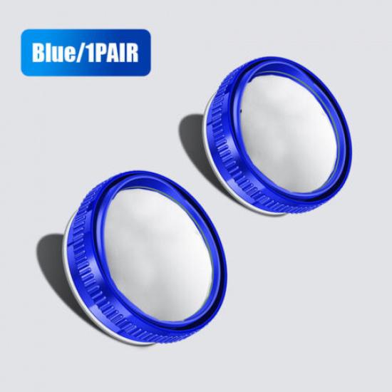 2Pcs 360° Blind Spot Mirror Car Reversing Rearview Mirror Small Circular Mirror
