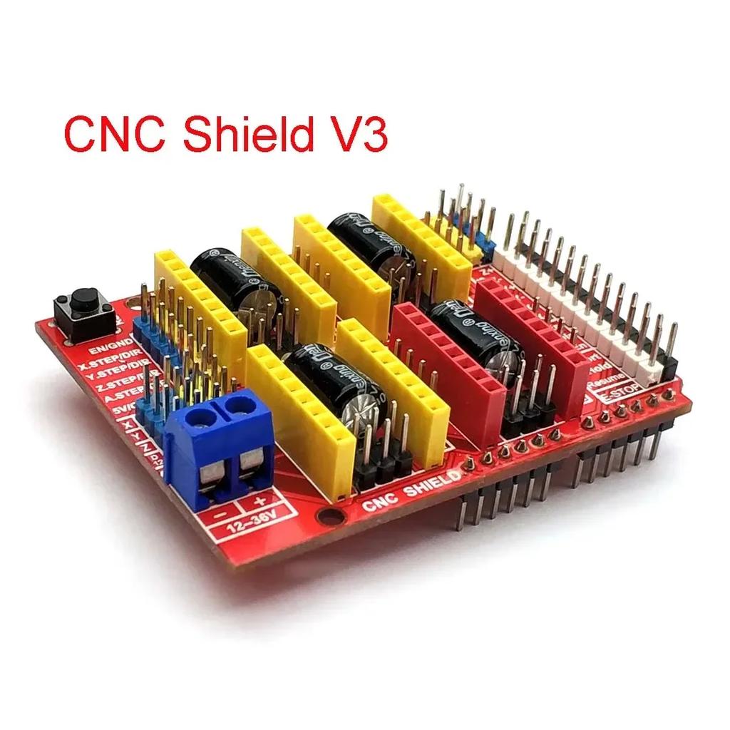 Новый CNC Shield V4 Shield V3 Гравировальный станок 3D-принтер Плата расширения драйвера A4988 для Arduino Набор для самостоятельной сборки