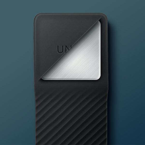 UNIQ Heldro Mount iPhone 14 Pro 6.1" case gray/vapour smoke