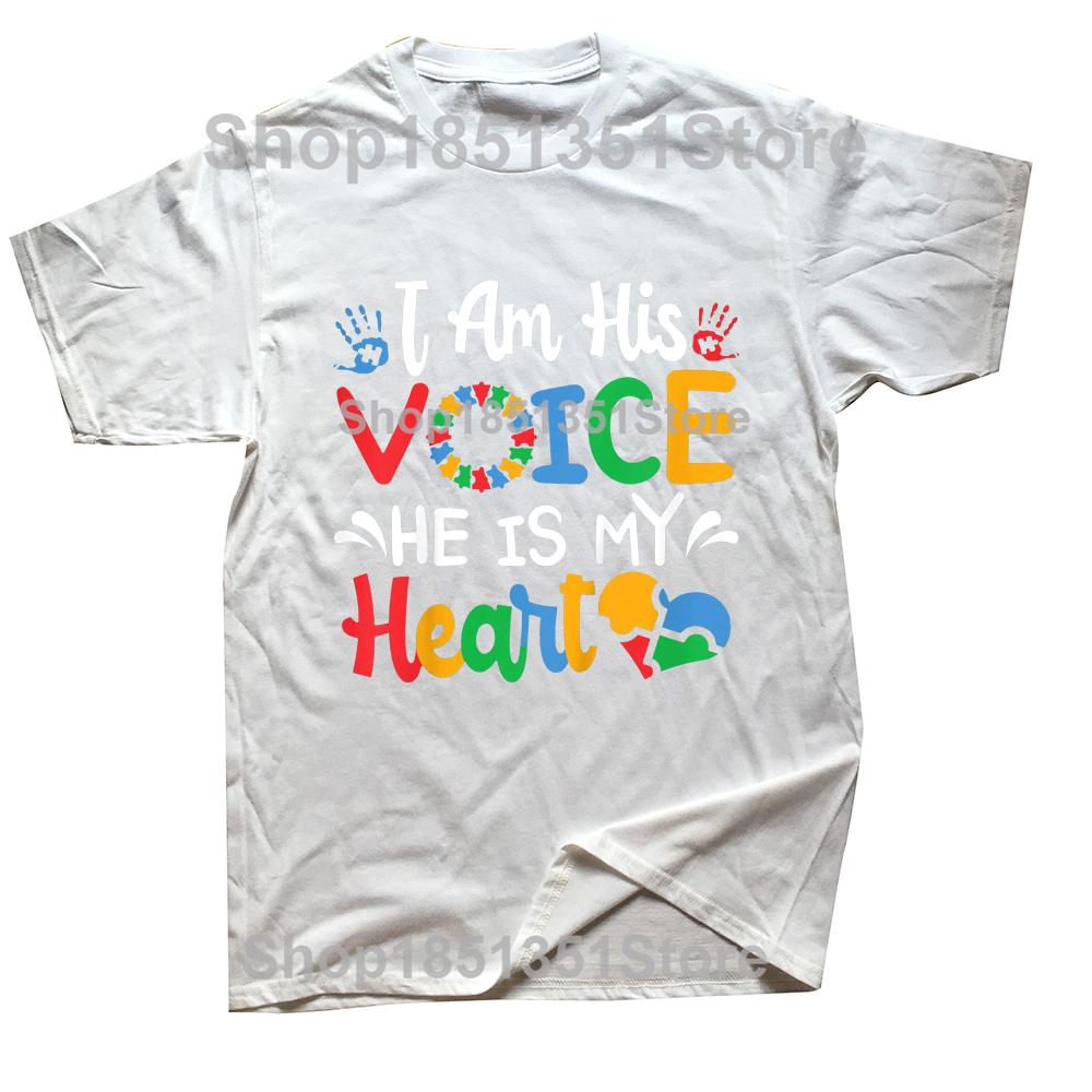 Mom Mama Autistic Autism Awareness T Shirts Cotton Streetwear Short Sleeve Birthday Gifts Summer Style Tshirt Mens Clothing