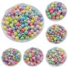 Hanmade Loose Beads AB Color for Jewelry Making Acrylic Acrylic Beads Beads Candy Mixed Color Jewelry Accessories Round Beads Fashion Love Plum Star