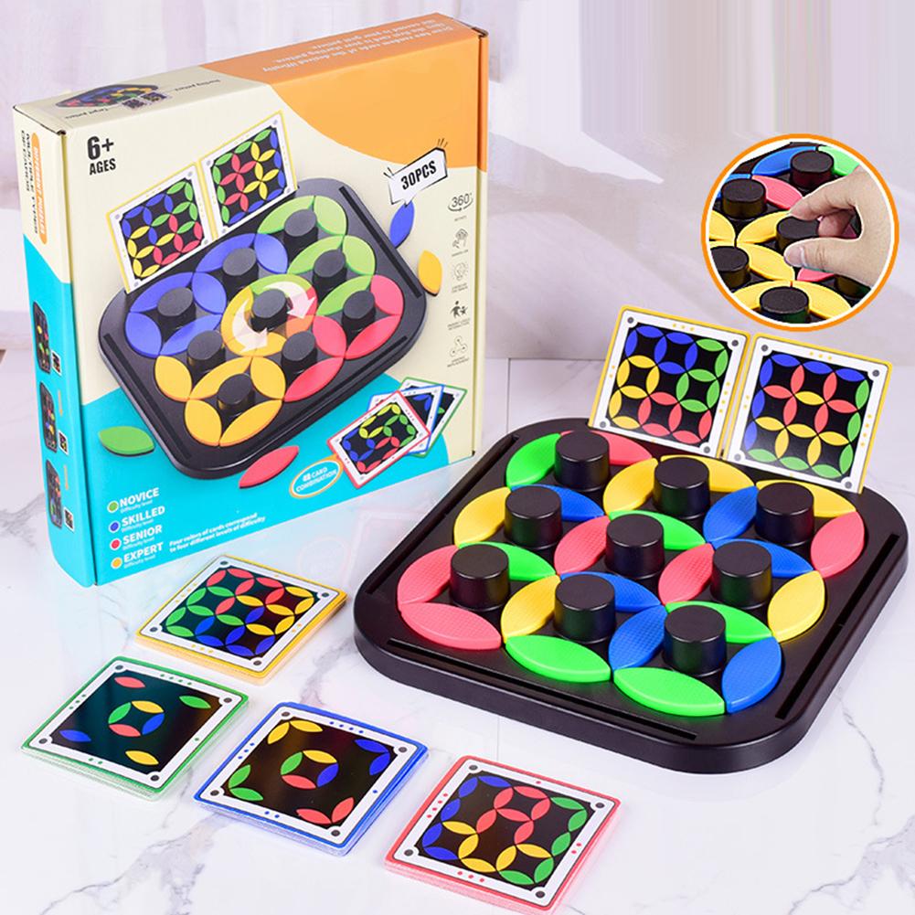 Вращающаяся головоломка-пазл Настольная игра Игра для тренировки логического мышления Игрушка Для вечеринки