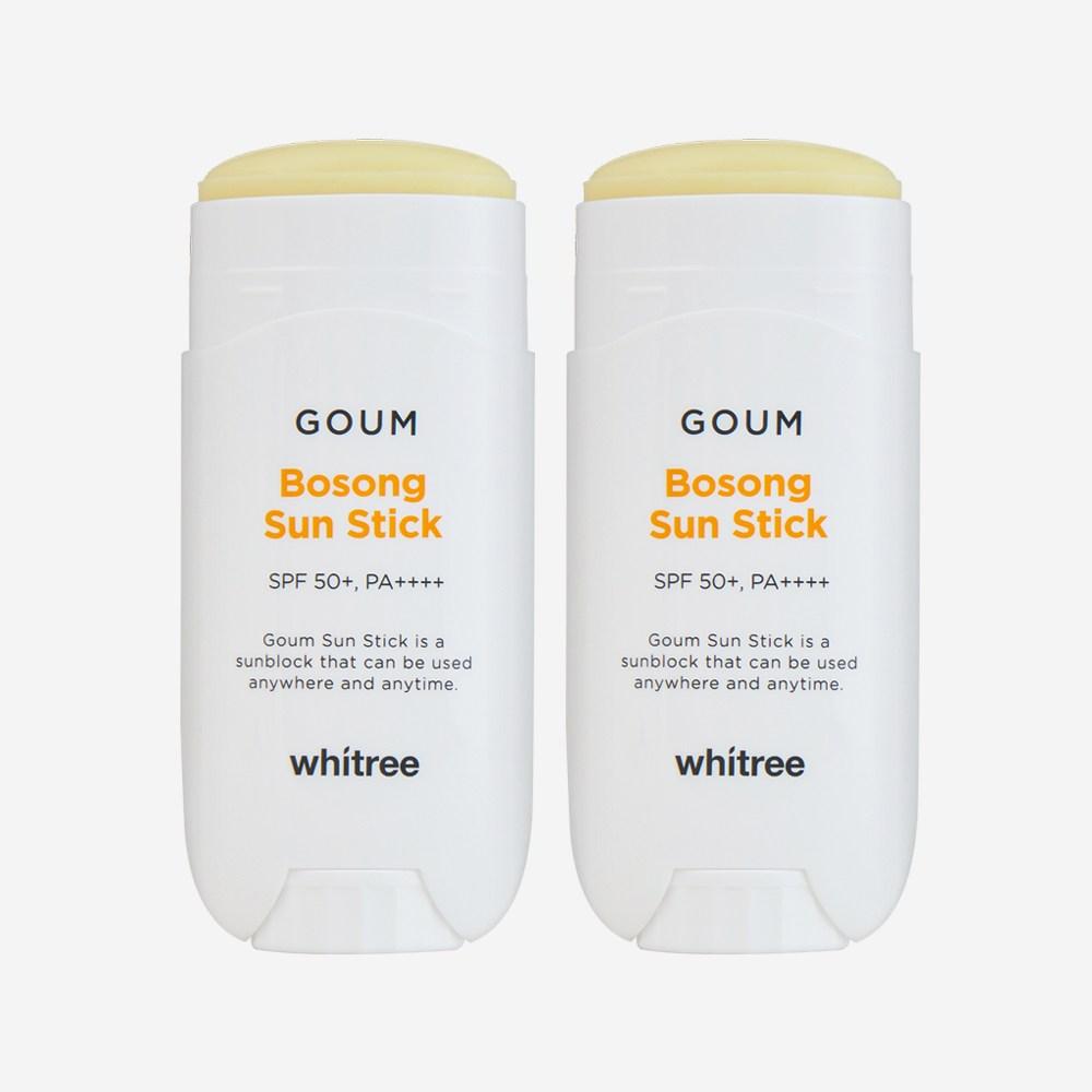 Whitely Goum Soft Sun Stick 24g / Oil-free, Water-resistant Leisure Sports Sunscreen, 2 Packs, 2 Packs