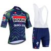 Summer Short Sleeve Cycling Suit Men's Road Bike Riding Breathable Quick-Drying Top Set