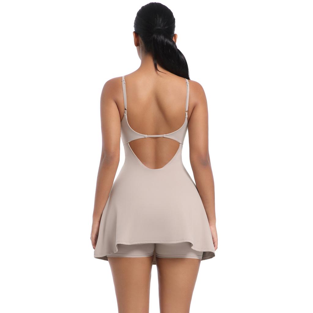 Женские высококачественные спортивные теннисные юбки, цельный спортивный костюм (Внутри шорты.) Подходит для бега/фитнеса/тенниса/тренировок/йоги/повседневного ношения