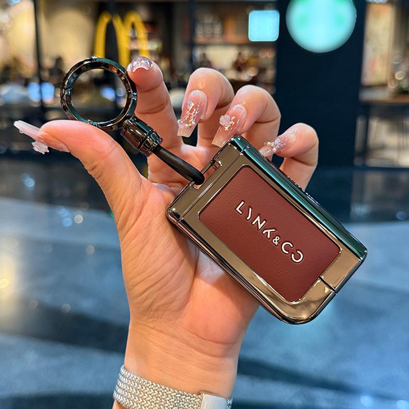 Роскошный кожано-металлический чехол для ключа Lynk & Co 06 для 25 моделей - Полная защита и надежная посадка