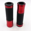 2 шт. 7/8" 22 мм Резиновые гелевые ручки руля мотоцикла для Honda Yamaha Kawasaki Suzuki Benelli Ducati Алюминиевые Универсальные