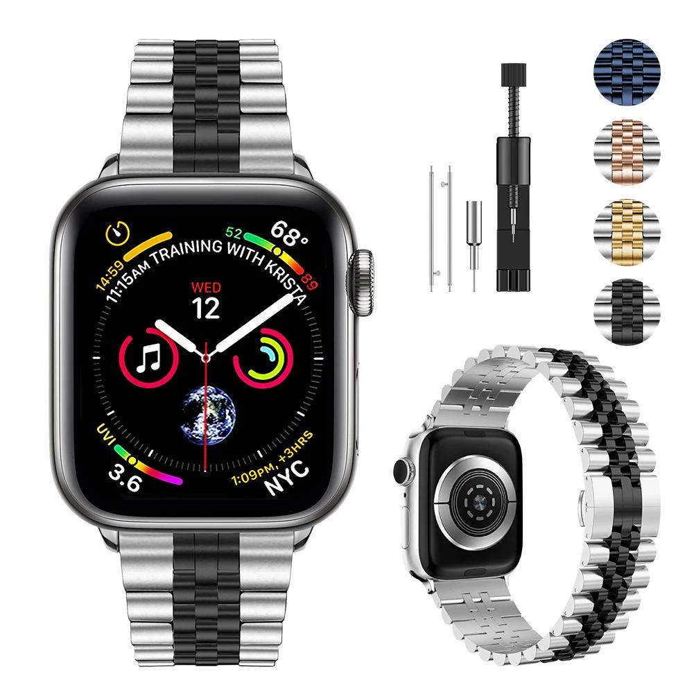 Металлический ремешок для Apple Watch Ultra 3 49 мм 111 10 9 8 7 6 5 4 SE 45 мм 41 мм 44 мм Браслет из нержавеющей стали iWatch 10 46 мм 42 мм Ремень