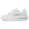 Li Ning Future R1 Durable Breathable Low-Top Skate Shoes Women Skate Shoes White Blue AGLT016-4