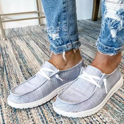 Повседневная женская обувь на шнуровке, плоские туфли-одинарки, ленивые туфли на одной педали