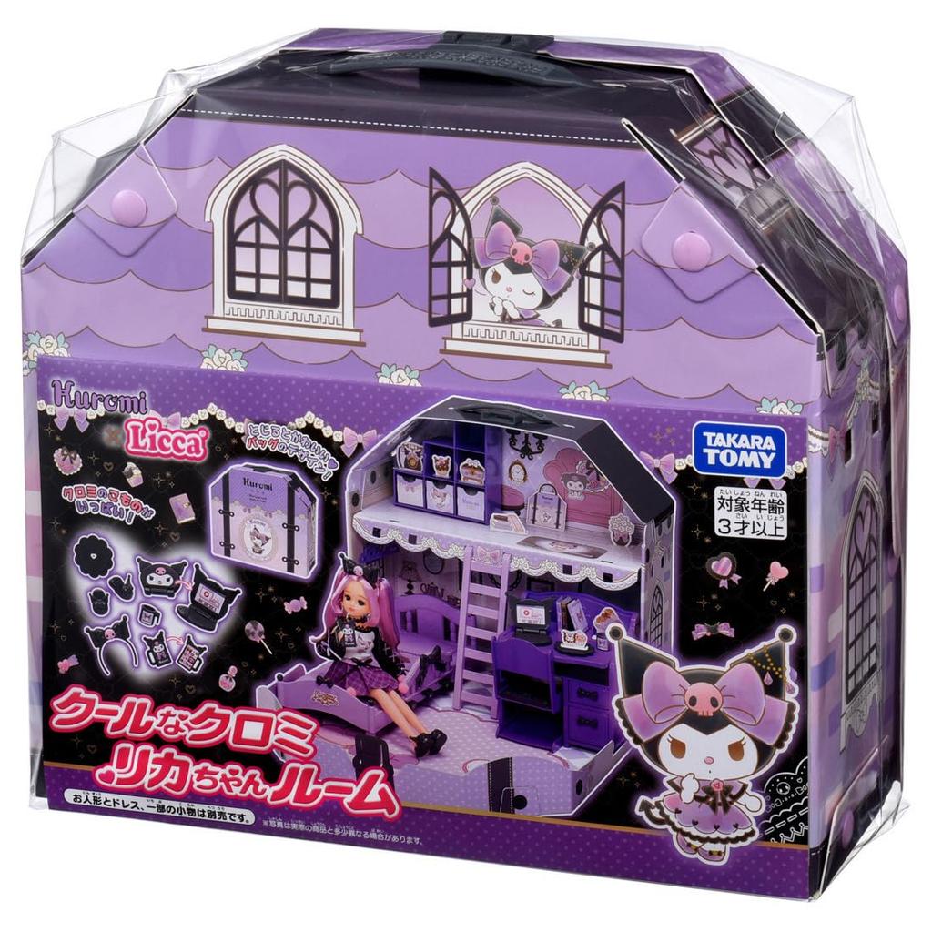Takara Tomy Cool Kuromi Room Play Toy Ages Licca-chan Licca-chan Dress-up 3+