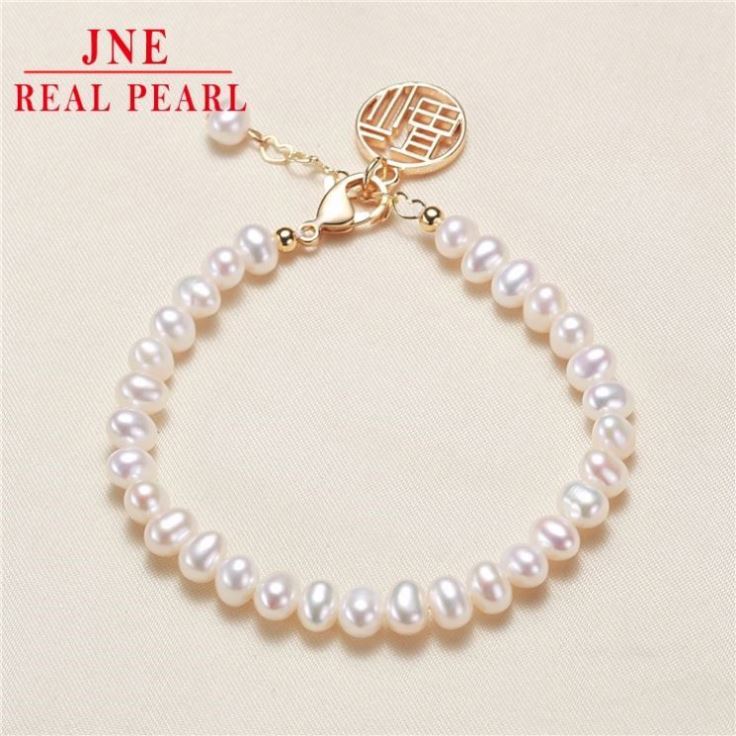 Freshwater Pearl Blessing Card Bracelet Girls Fashion Xiaoqing Spring and Summer Jewelry