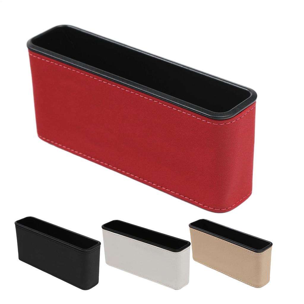 Adhesive Back Seat Organizer Space Saving Car Storage Box Vehicle Interior Organizer for Phone Key Card Sunglasses Accessories