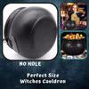 Large Trick-or-Treat Jar Candy Jar Black Halloween Candy Jar New Wizard Witch Cauldron Props