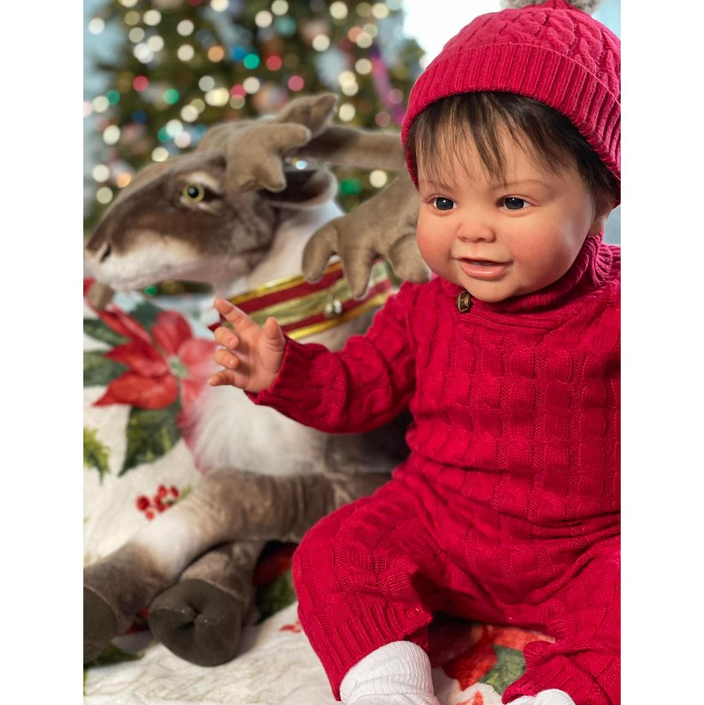 60 см, мягкая силиконовая кукла реборн с 3D-краской для девочек, Реалистичная принцесса для малышей, искусство Bebe с сосудистой веной, как настоящая