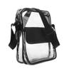 Transparent Single Shoulder Bag Travel Storage Shopping Bag Shoulder Crossbody Bag for Women