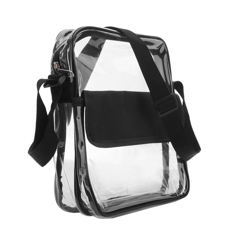 Transparent Single Shoulder Bag Travel Storage Shopping Bag Shoulder Crossbody Bag for Women