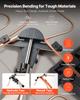 VEVOR Hydraulic Tubing Bender Kit, 6 mm to 22 mm, Copper Tube Pipe Bender, Forward/Reverse HVAC Bending Tool Set, with 7 Aluminium Alloy Dies
