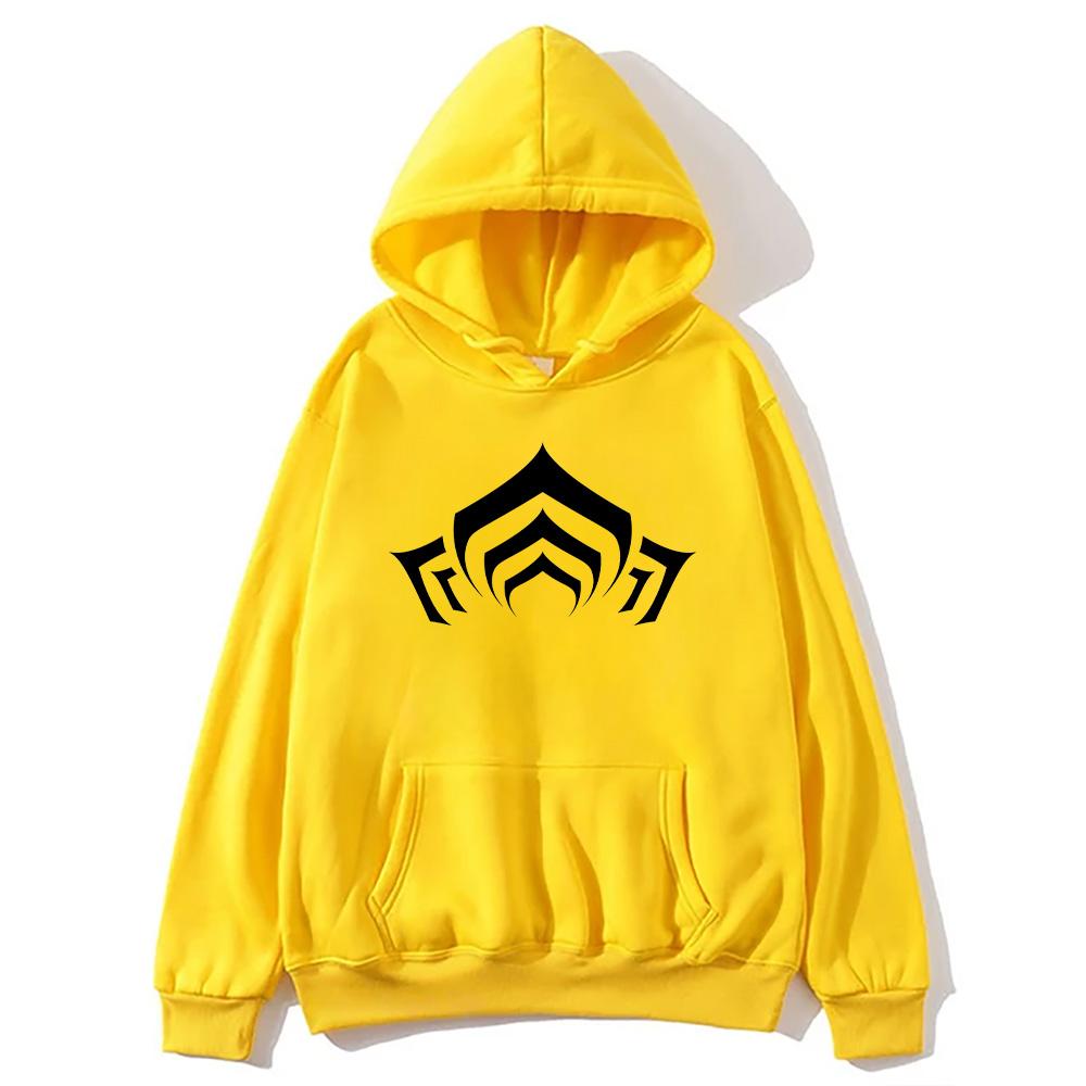 Warframe Logo Graphic Men's Hoodie Fall Long Sleeve Tracksuit Unisex Women Men High Street Sweatshirt Oversized Pullovers