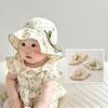Cute Floral Baby Bucket Hat Breathable Thin Cotton Infant Girls Fisherman Cap Casual Travel Toddler Sun Hats Basin Caps