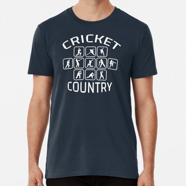 Премиальная футболка Cricket Country S до 5XL Сделано в Австралии/США Футболка