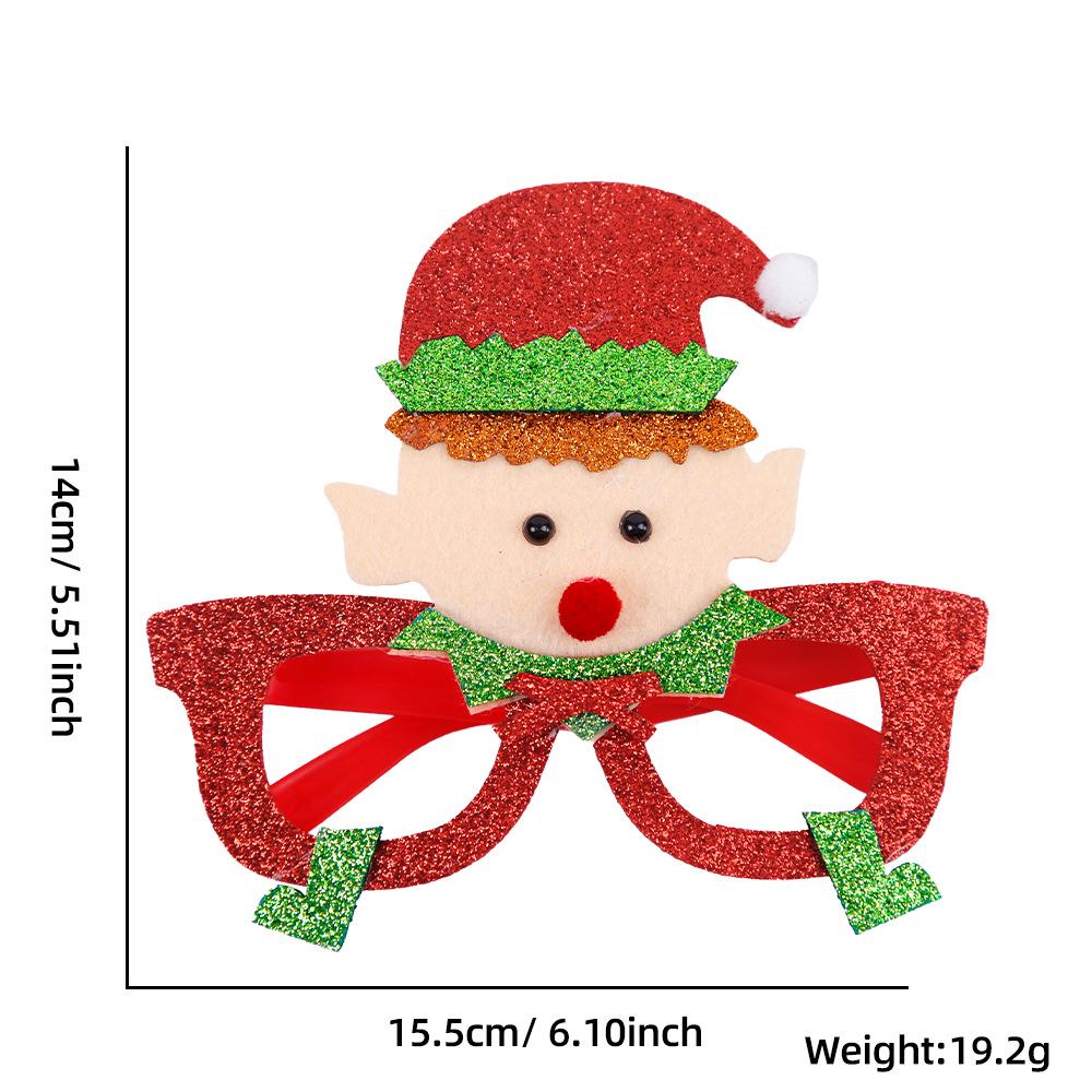 Зарубежные Рождественские Очки с Рогами - Веселые Мультяшные Вечерние Оправы для Детей и Взрослых