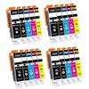 Compatible Ink Cartridges - CANON - C550/551 XL - Pack of 20 - Multi-color - Up To 3000 Pages