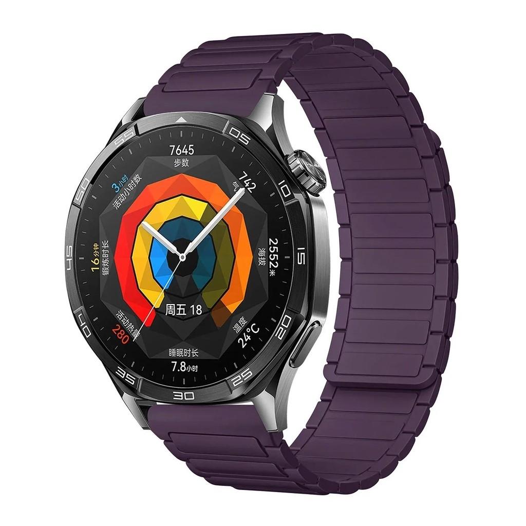18мм 20мм 22мм Магнитный петлевой ремешок для Samsung Galaxy Watch 6 Classic Силиконовый ремешок для Huawei Watch GT5 46мм 7 6 5 4 44/40мм