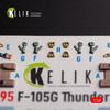 Reskit Interior 3D Decal Hobby Пластиковая модель Decal RSKK48095 1/48 F-105G (для Босса)