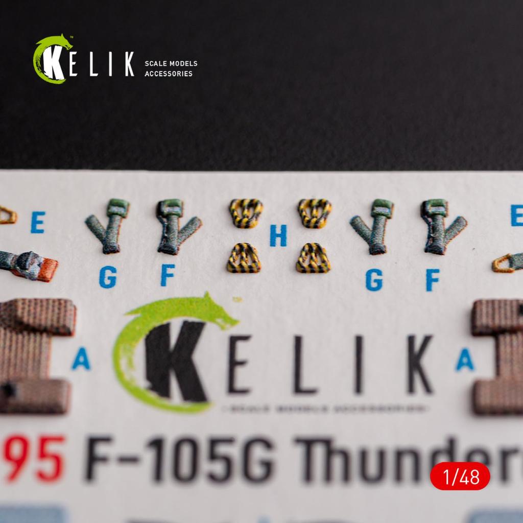 Reskit Interior 3D Decal Hobby Пластиковая модель Decal RSKK48095 1/48 F-105G (для Босса)