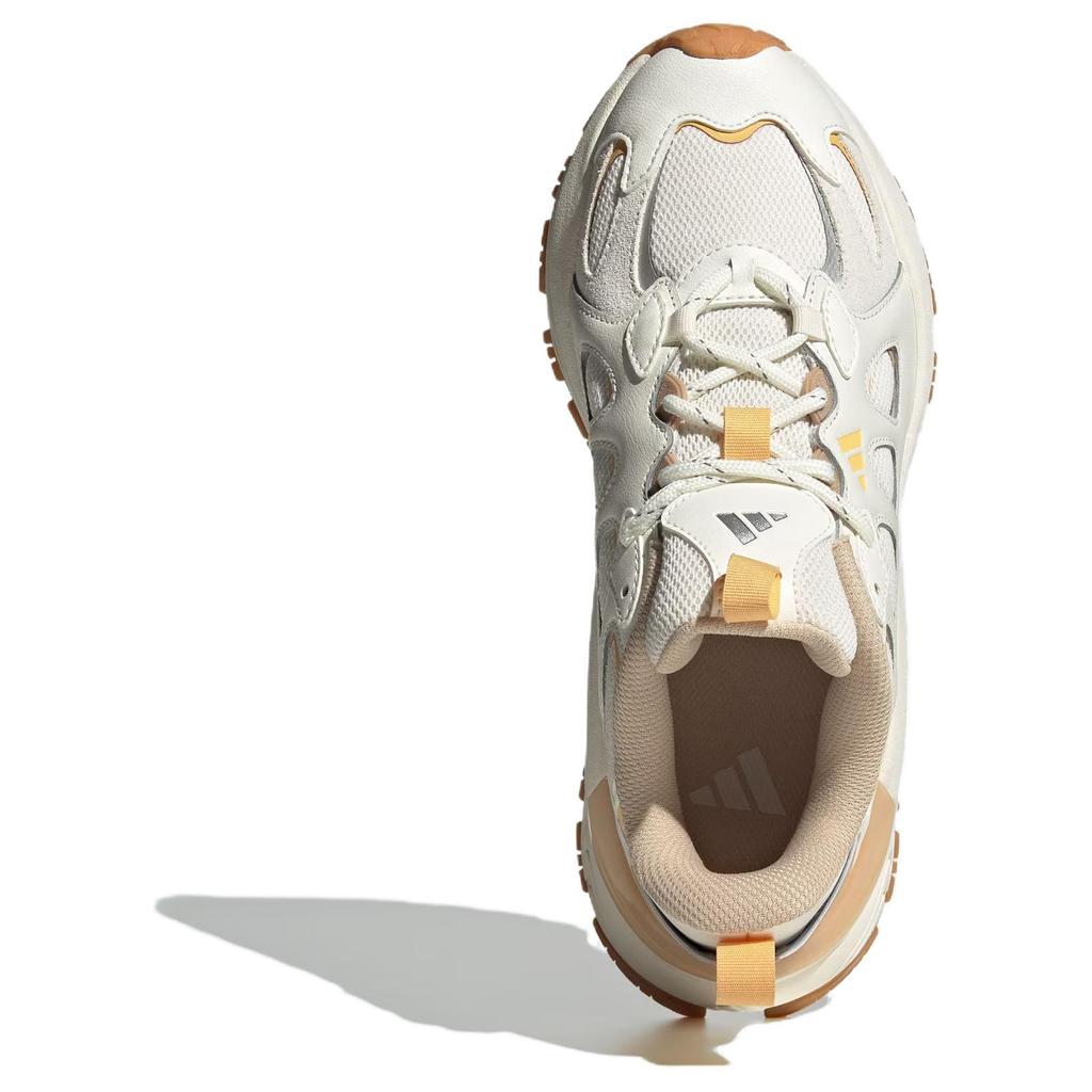 adidas Амортизирующие Износостойкие Низкие Массивные Кроссовки Женские Белые Желтые Кроссовки JQ7617