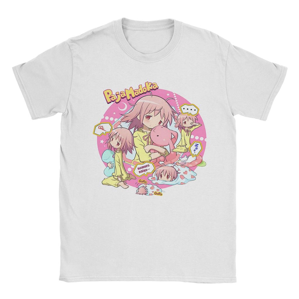 Новинка Puella Magi Madoka Magica Аниме (2) Футболка унисекс хлопковая с коротким рукавом с круглым вырезом летняя одежда