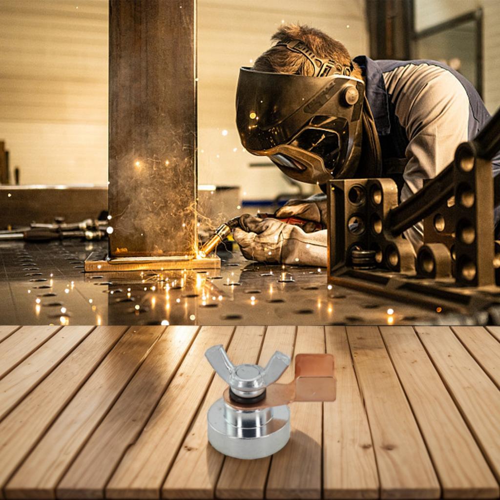 Магнитный сварочный зажим заземления Магнитная сварочная опора Портативная